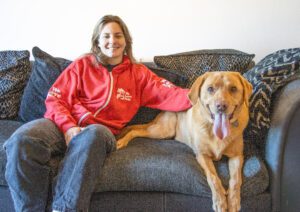 Professional dog walking and pet sitting services helping dogs stay happy and comfortable at home.